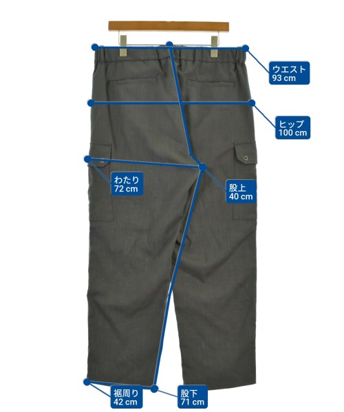 niko and...（ニコアンド）カーゴパンツ グレー サイズ:L メンズ/2200654281048