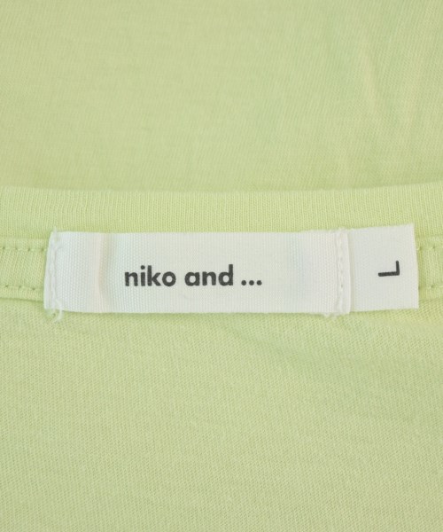 niko and...（ニコアンド）Tシャツ・カットソー 緑 サイズ:L レディース/2200702257209
