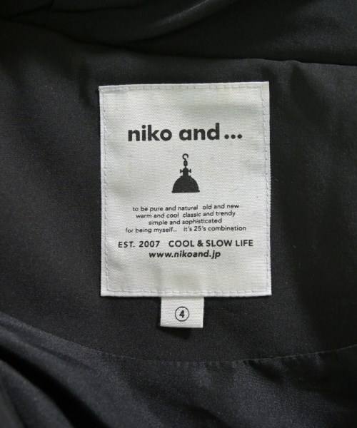 niko and...（ニコアンド）その他 黒 サイズ:4(L位) レディース/2200699606011