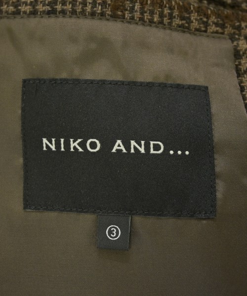 niko and...（ニコアンド）チェスターコート 茶 サイズ:3(M位) メンズ/2200704559011