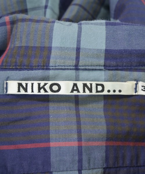 niko and...（ニコアンド）カジュアルシャツ 紺 サイズ:3(M位) レディース/2200702399077