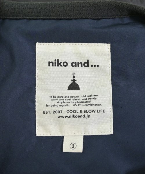 niko and...（ニコアンド）その他 黒 サイズ:3(M位) メンズ/2200704978010
