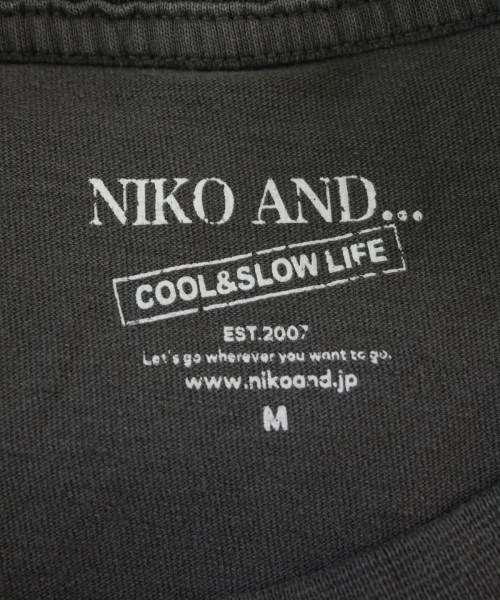 niko and...（ニコアンド）Tシャツ・カットソー グレー サイズ:M レディース/2200702577208