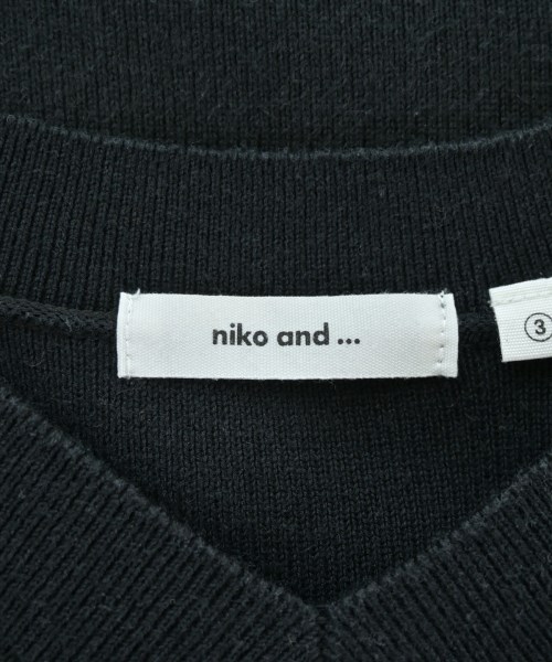 niko and...（ニコアンド）ベスト 黒 サイズ:3(M位) メンズ/2200707642024