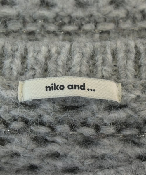 niko and...（ニコアンド）ニット・セーター グレー サイズ:F レディース/2200707283036