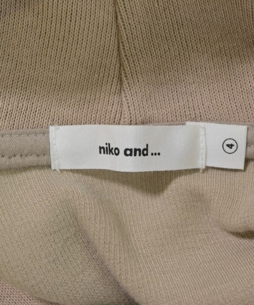 niko and...（ニコアンド）パーカー ベージュ サイズ:4(L位) レディース/2200659929112
