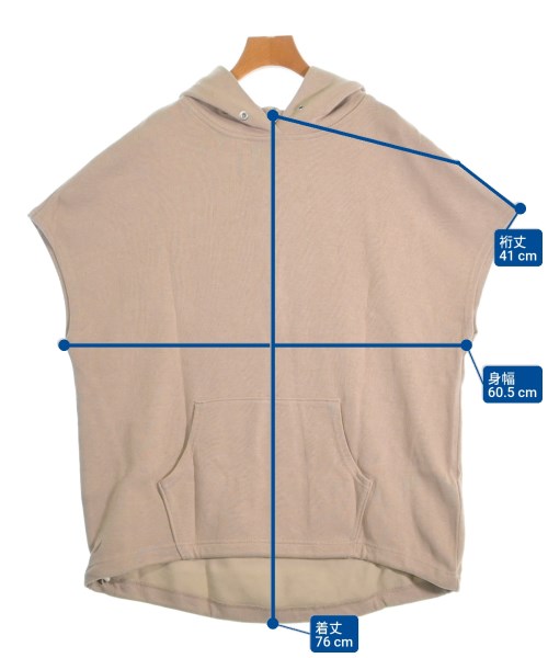 niko and...（ニコアンド）パーカー ベージュ サイズ:4(L位) レディース/2200659929112