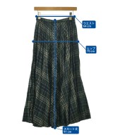 niko and...（ニコアンド）ロング・マキシ丈スカート 緑 サイズ:3(L位) レディース/2200659013095
