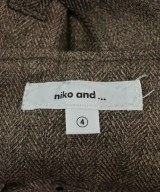 niko and...（ニコアンド）オールインワン/サロペット 茶 サイズ:L レディース/2200659013101