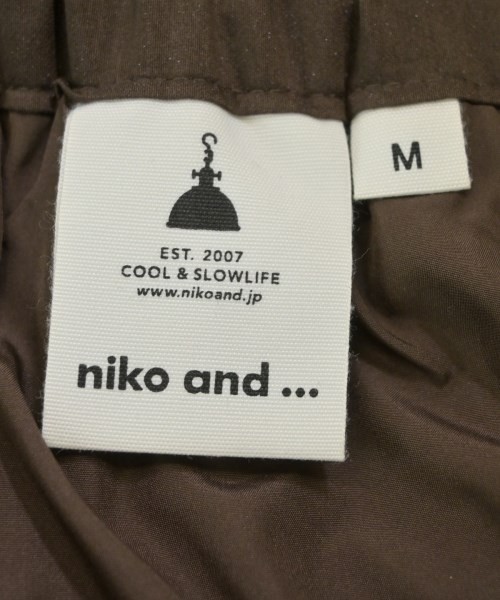 niko and...（ニコアンド）ロング・マキシ丈スカート 茶 サイズ:M レディース/2200661553213