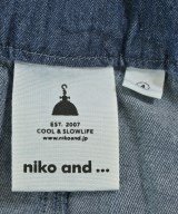niko and...（ニコアンド）オールインワン/サロペット 青 サイズ:4(L位) レディース/2200660182025