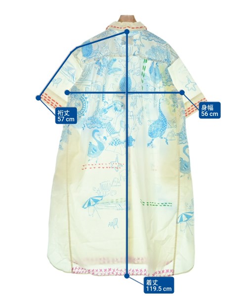 niko and...（ニコアンド）ワンピース 白 サイズ:F レディース/2200661570043