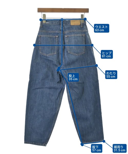 niko and...（ニコアンド）デニムパンツ 青 サイズ:XS レディース/2200664614164