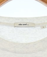 niko and...（ニコアンド）Tシャツ・カットソー グレー サイズ:L レディース/2200664502010