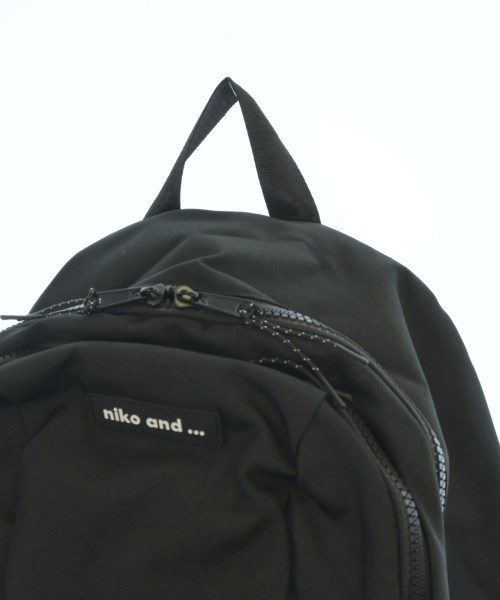 niko and...（ニコアンド）バックパック・リュック 黒 サイズ:- レディース/2200667984158