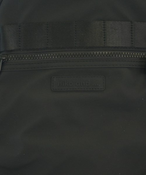 niko and...（ニコアンド）バックパック・リュック 黒 サイズ:- レディース/2200667984165