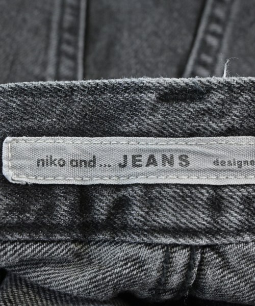 niko and...（ニコアンド）デニムパンツ 黒 サイズ:M レディース/2200665148026