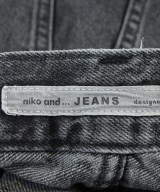 niko and...（ニコアンド）デニムパンツ 黒 サイズ:M レディース/2200665148026