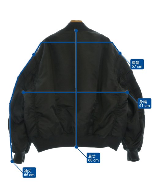 niko and...（ニコアンド）ブルゾン 黒 サイズ:L メンズ/2200668338097