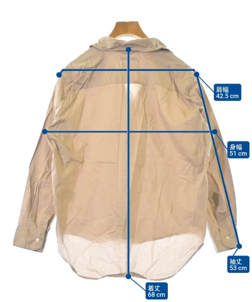 niko and...（ニコアンド）カジュアルシャツ 茶 サイズ:M レディース/2200666855022