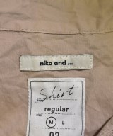 niko and...（ニコアンド）カジュアルシャツ 茶 サイズ:M レディース/2200666855022