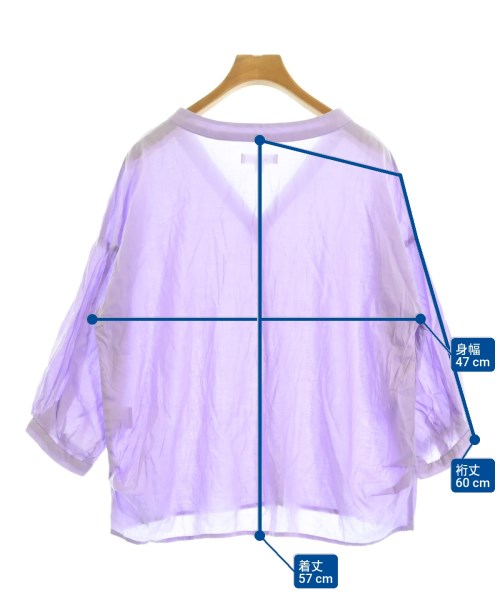 niko and...（ニコアンド）ブラウス 紫 サイズ:3(M位) レディース/2200666855077