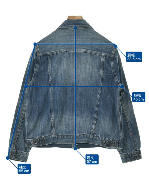 niko and...（ニコアンド）デニムジャケット 青 サイズ:4(L位) レディース/2200664859015