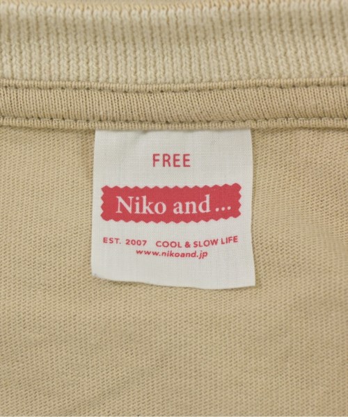 niko and...（ニコアンド）Tシャツ・カットソー ベージュ サイズ:F レディース/2200666169020