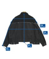 niko and...（ニコアンド）デニムジャケット 黒 サイズ:F メンズ/2200666169037