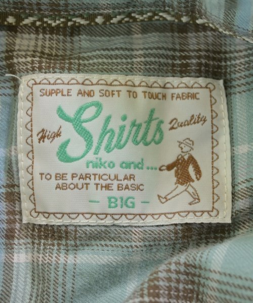 niko and...（ニコアンド）カジュアルシャツ 緑 サイズ:BIG(XL位) レディース/2200663204083
