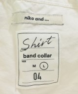 niko and...（ニコアンド）カジュアルシャツ 白 サイズ:L レディース/2200663204168