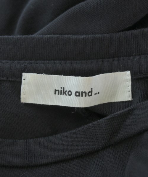 niko and...（ニコアンド）ワンピース 黒 サイズ:4(L位) レディース/2200663204175