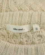 niko and...（ニコアンド）ニット・セーター 白 サイズ:3(M位) レディース/2200667937048