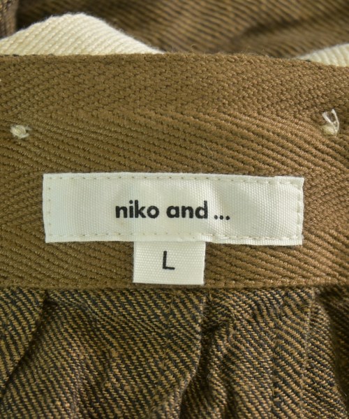 niko and...（ニコアンド）ワンピース 茶 サイズ:L レディース/2200668075046