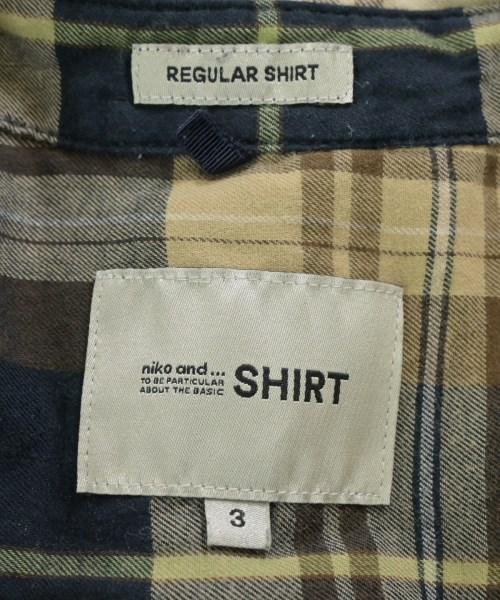 niko and...（ニコアンド）カジュアルシャツ 茶 サイズ:3(M位) レディース/2200668075107