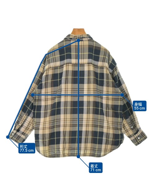 niko and...（ニコアンド）カジュアルシャツ 茶 サイズ:3(M位) レディース/2200668075107