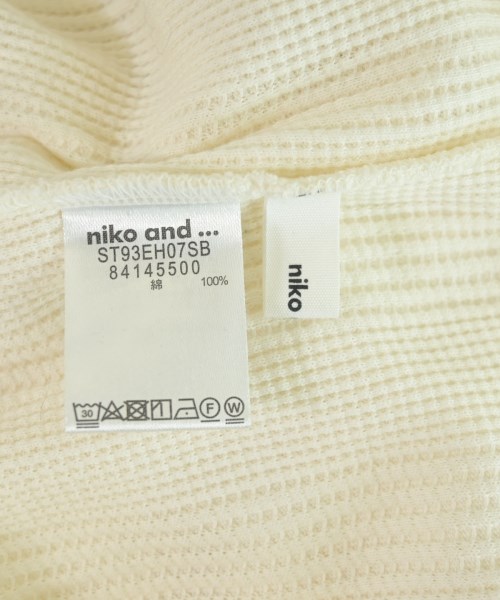 niko and...（ニコアンド）ワンピース 白 サイズ:F レディース/2200670665082