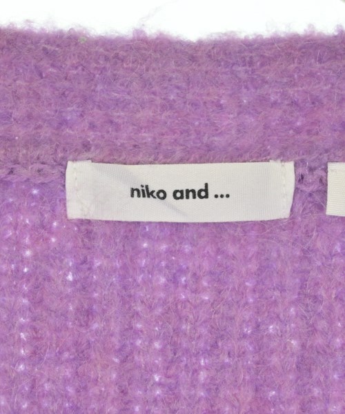 niko and...（ニコアンド）カーディガン 紫 サイズ:3(M位) レディース/2200725671037