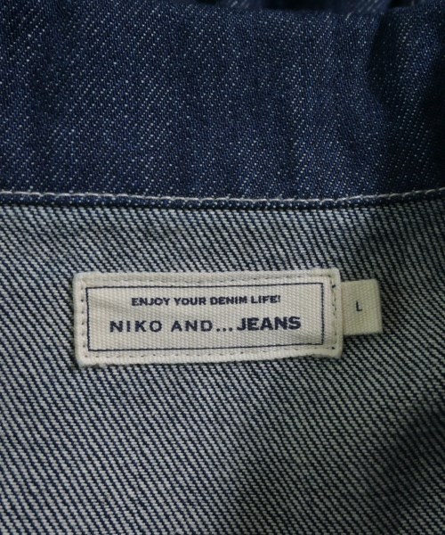 niko and...（ニコアンド）デニムジャケット 紺 サイズ:L メンズ/2200732514020