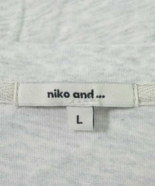 niko and...（ニコアンド）Tシャツ・カットソー グレー サイズ:L レディース/2200726165108