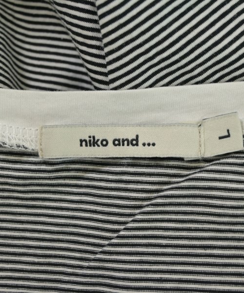 niko and...（ニコアンド）Tシャツ・カットソー 黒 サイズ:L レディース/2200718667030
