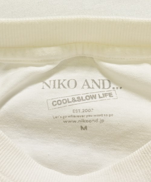 niko and...（ニコアンド）Tシャツ・カットソー 白 サイズ:M レディース/2200722923085