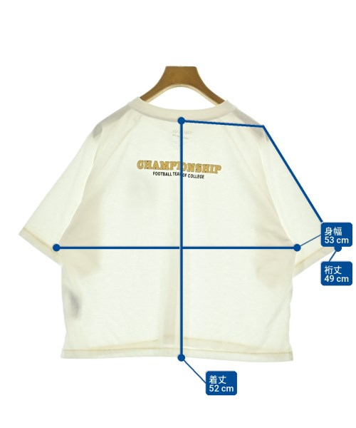 niko and...（ニコアンド）Tシャツ・カットソー 白 サイズ:M レディース/2200722923085