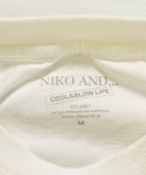 niko and...（ニコアンド）Tシャツ・カットソー 白 サイズ:M レディース/2200722923085