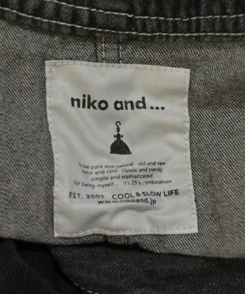 niko and...（ニコアンド）ベスト 黒 サイズ:F レディース/2200724033034