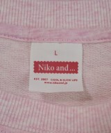 niko and...（ニコアンド）スウェット ピンク サイズ:L レディース/2200719783272