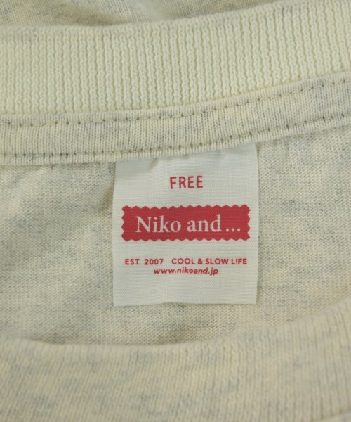 niko and...（ニコアンド）Tシャツ・カットソー グレー サイズ:F レディース/2200723165354