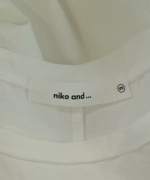 niko and...（ニコアンド）Tシャツ・カットソー 白 サイズ:3(M位) レディース/2200680559050
