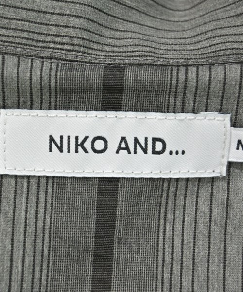 niko and...（ニコアンド）カジュアルシャツ グレー サイズ:M メンズ/2200679507161