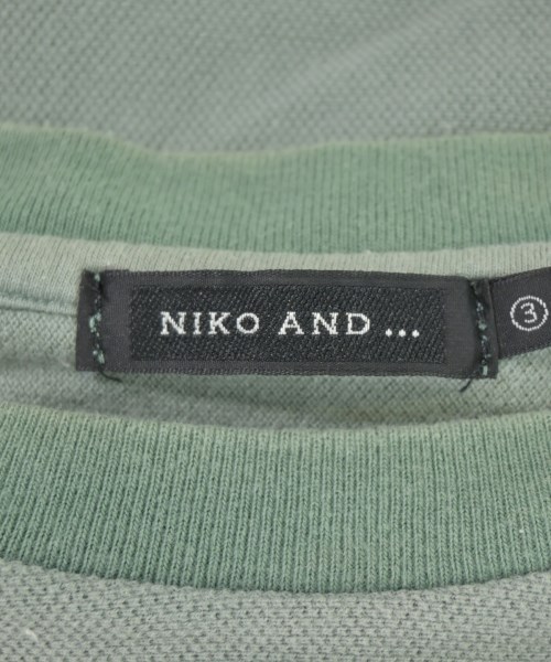 niko and...（ニコアンド）Tシャツ・カットソー 緑 サイズ:3(M位) メンズ/2200682516020